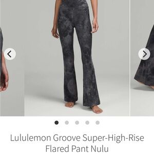 Lululemon Diamond Dye Groove Flares